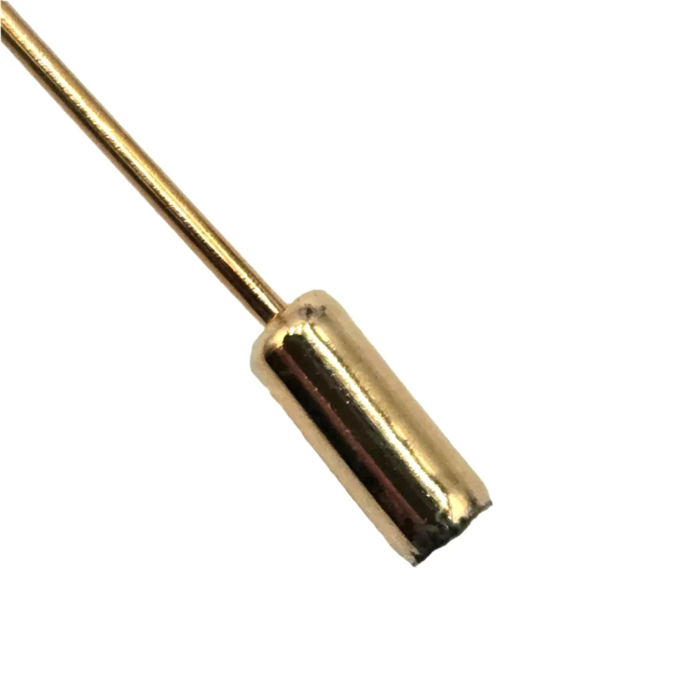 #22 - AUTHENTIC Chanel Gold Pin Brooch Golden - VINTAGE - Picture 9 of 13
